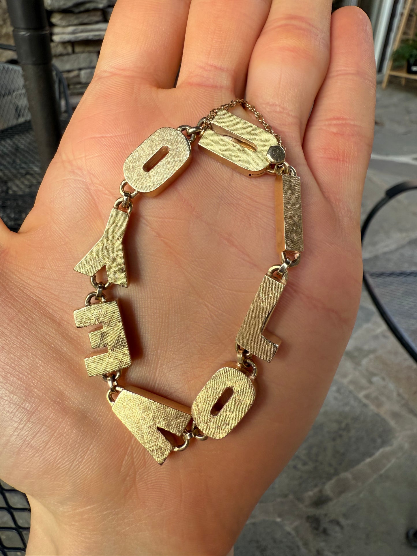 I Love You Custom 70s Bracelet