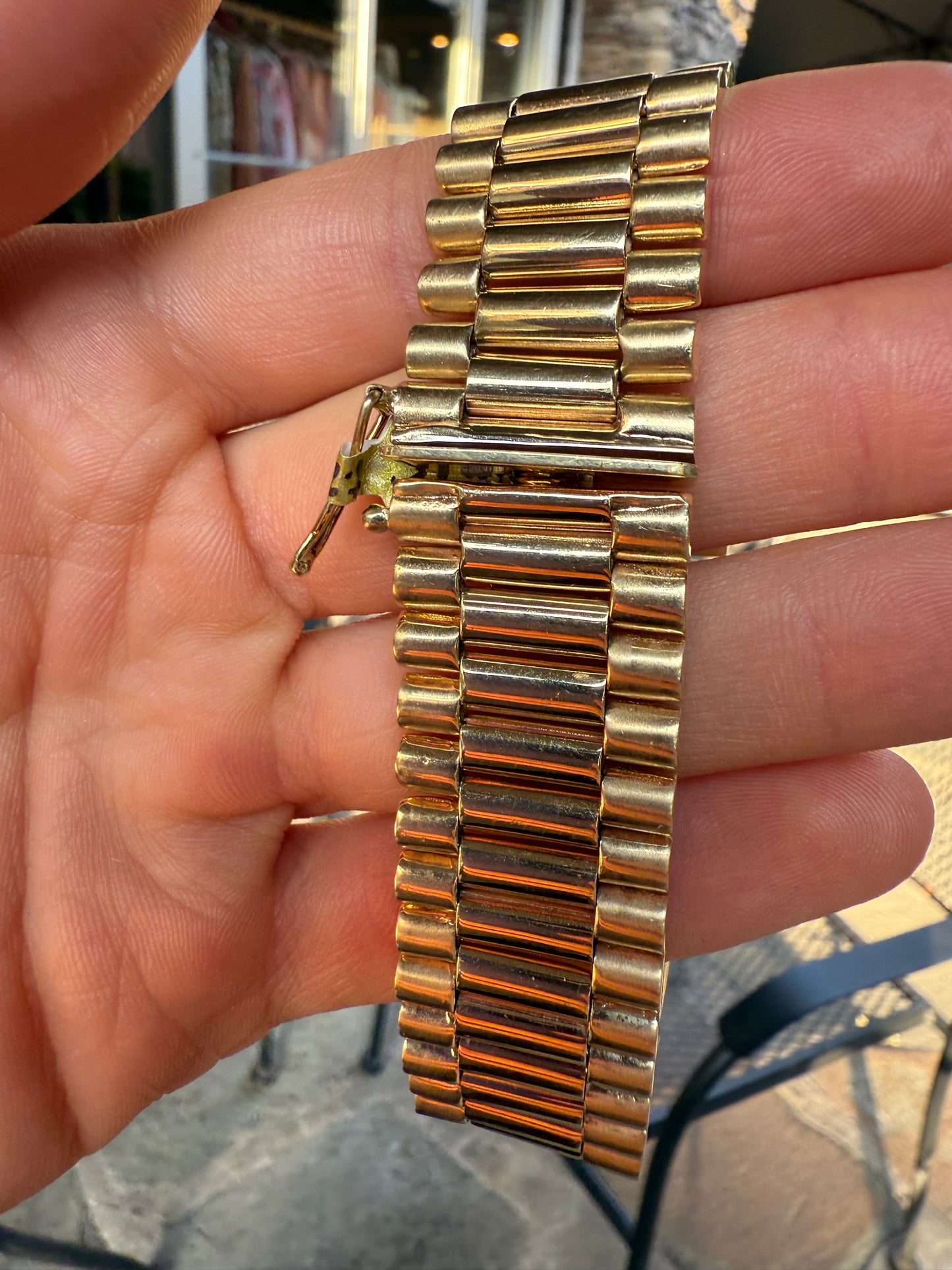 14K Emerald and Diamond Bonkers Bracelet